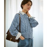 ブルー(44) | ケーブルニットカーディガン | ROPE' PICNIC