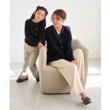 アンチピリングミニケーブルペプラムカーディガン | ROPE' PICNIC | 詳細画像26 
