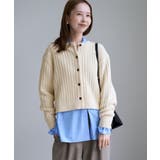 【ちゃんと+かわいい保証】スフレニット ケーブルショートカーディガン | ROPE' PICNIC | 詳細画像8