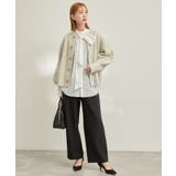 【emur/エミュール】FOX混アゼ編ボリューム袖カーディガン | ROPE' PICNIC | 詳細画像2