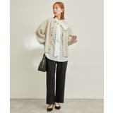 【emur/エミュール】FOX混アゼ編ボリューム袖カーディガン | ROPE' PICNIC | 詳細画像3