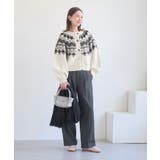 求心柄ボリュームスリーブカーディガン/イージーケア | ROPE' PICNIC | 詳細画像12 