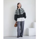 求心柄ボリュームスリーブカーディガン/イージーケア | ROPE' PICNIC | 詳細画像16 