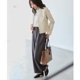 【花粉ガード】シンセティックレザーノーカラージャケット | ROPE' PICNIC | 詳細画像15 