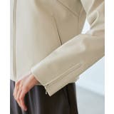 【花粉ガード】シンセティックレザーノーカラージャケット | ROPE' PICNIC | 詳細画像23 