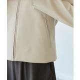 【花粉ガード】シンセティックレザーノーカラージャケット | ROPE' PICNIC | 詳細画像27 