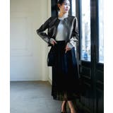 【花粉ガード】シンセティックレザーノーカラージャケット | ROPE' PICNIC | 詳細画像9 