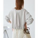 幾何柄ジャガードショート丈ブルゾン | ROPE' PICNIC | 詳細画像13 