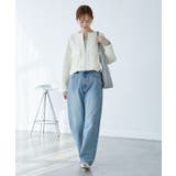 幾何柄ジャガードショート丈ブルゾン | ROPE' PICNIC | 詳細画像15 