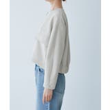 幾何柄ジャガードショート丈ブルゾン | ROPE' PICNIC | 詳細画像23 