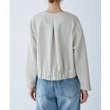 幾何柄ジャガードショート丈ブルゾン | ROPE' PICNIC | 詳細画像24 