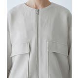 幾何柄ジャガードショート丈ブルゾン | ROPE' PICNIC | 詳細画像25 