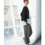 幾何柄ジャガードショート丈ブルゾン | ROPE' PICNIC | 詳細画像3 