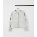 幾何柄ジャガードショート丈ブルゾン | ROPE' PICNIC | 詳細画像37 