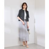 【サマー・ツイード】ハーフスリーブジャケット | ROPE' PICNIC | 詳細画像4 