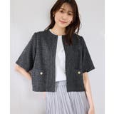 【サマー・ツイード】ハーフスリーブジャケット | ROPE' PICNIC | 詳細画像7 