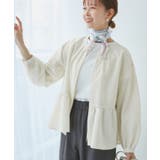 近赤外線防止/ペプラムカーディガンブルゾン | ROPE' PICNIC | 詳細画像1 