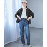 近赤外線防止/ペプラムカーディガンブルゾン | ROPE' PICNIC | 詳細画像3 