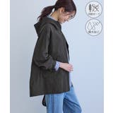 チャコール(06) | ミドル丈マウンテンパーカー スプリングコート/花粉ガード・撥水 | ROPE' PICNIC