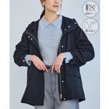 ネイビー(40) | ミドル丈マウンテンパーカー スプリングコート/花粉ガード・撥水 | ROPE' PICNIC