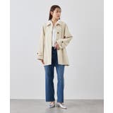 ミドル丈ステンカラーコート/花粉ガード・撥水 | ROPE' PICNIC | 詳細画像2