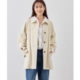 ミドル丈ステンカラーコート/花粉ガード・撥水 | ROPE' PICNIC | 詳細画像5