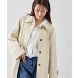 ミドル丈ステンカラーコート/花粉ガード・撥水 | ROPE' PICNIC | 詳細画像6