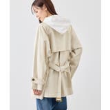 ミドル丈ステンカラーコート/花粉ガード・撥水 | ROPE' PICNIC | 詳細画像7