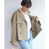 ショート丈トレンチコート/撥水・花粉ガード | ROPE' PICNIC | 詳細画像15 