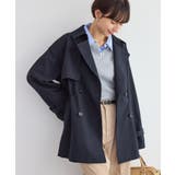 ネイビー(40) | ミドル丈トレンチコート/撥水・花粉ガード | ROPE' PICNIC