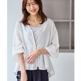 メッシュペプラムブルゾン | ROPE' PICNIC | 詳細画像15
