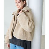 ベージュ(27) | ジップボアブルゾン/リンクコーデ | ROPE' PICNIC