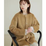 ダブルフェイスフェザーニットコート | ROPE' PICNIC | 詳細画像1