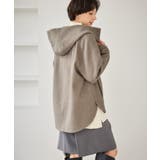 ジャージーメルトンシリーズ ジップアップフーデッドコート 無地 | ROPE' PICNIC | 詳細画像18