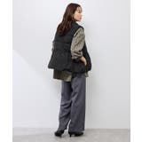 【GREEN DOWN/グリーンダウン】ペプラムダウンベスト | ROPE' PICNIC | 詳細画像10 