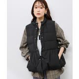 【GREEN DOWN/グリーンダウン】ペプラムダウンベスト | ROPE' PICNIC | 詳細画像11 