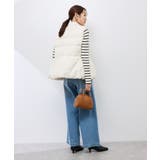 【GREEN DOWN/グリーンダウン】ペプラムダウンベスト | ROPE' PICNIC | 詳細画像16 