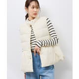 【GREEN DOWN/グリーンダウン】ペプラムダウンベスト | ROPE' PICNIC | 詳細画像18 