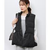 【GREEN DOWN/グリーンダウン】ペプラムダウンベスト | ROPE' PICNIC | 詳細画像4 