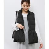 【GREEN DOWN/グリーンダウン】ペプラムダウンベスト | ROPE' PICNIC | 詳細画像5 