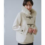 ジャージーメルトンシリーズ ファー付きショートダッフルコート/リンクコーデ | ROPE' PICNIC | 詳細画像10 