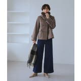 ジャージーメルトンシリーズ ファー付きショートダッフルコート/リンクコーデ | ROPE' PICNIC | 詳細画像14 