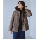 ジャージーメルトンシリーズ ファー付きショートダッフルコート/リンクコーデ | ROPE' PICNIC | 詳細画像17 