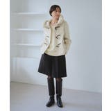 ジャージーメルトンシリーズ ファー付きショートダッフルコート/リンクコーデ | ROPE' PICNIC | 詳細画像2 