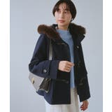 ジャージーメルトンシリーズ ファー付きショートダッフルコート/リンクコーデ | ROPE' PICNIC | 詳細画像27 