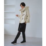 ジャージーメルトンシリーズ ファー付きショートダッフルコート/リンクコーデ | ROPE' PICNIC | 詳細画像3 