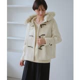 ジャージーメルトンシリーズ ファー付きショートダッフルコート/リンクコーデ | ROPE' PICNIC | 詳細画像4 