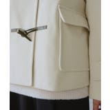 ジャージーメルトンシリーズ ファー付きショートダッフルコート/リンクコーデ | ROPE' PICNIC | 詳細画像42 