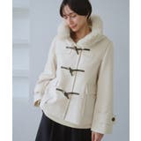 ジャージーメルトンシリーズ ファー付きショートダッフルコート/リンクコーデ | ROPE' PICNIC | 詳細画像5 