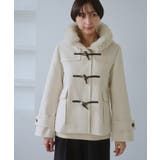 ジャージーメルトンシリーズ ファー付きショートダッフルコート/リンクコーデ | ROPE' PICNIC | 詳細画像9 